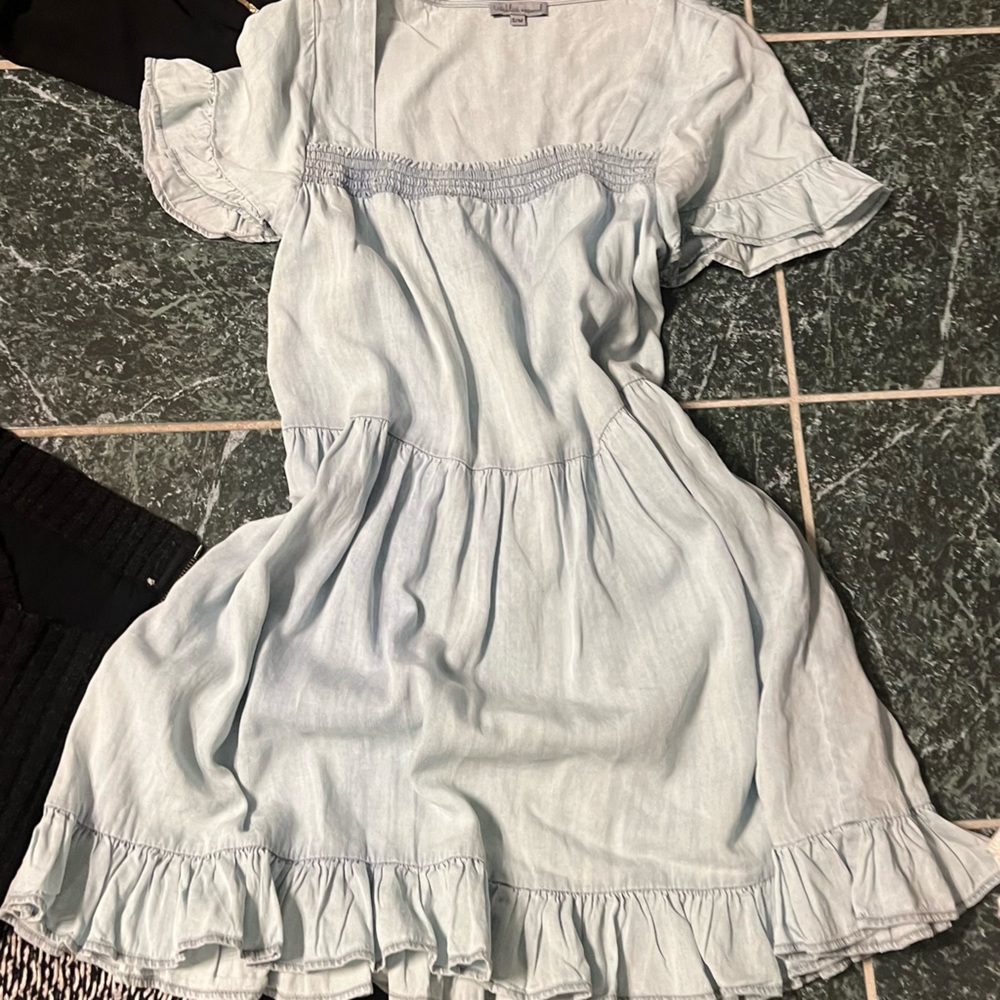 cute flowy light blue dress